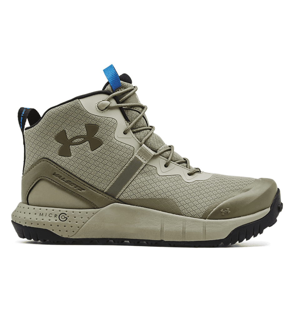 Under Armour Micro G Valsetz Mid Tactical Boots 6" 3023741 - Khaki Gray, 13