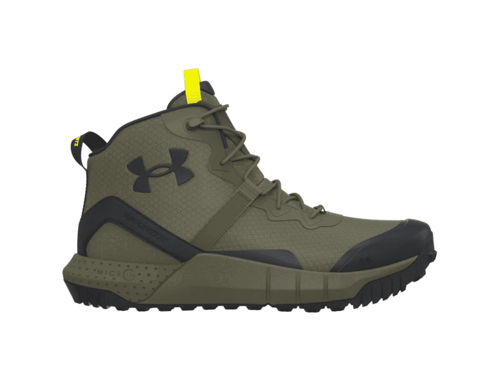 Under Armour Micro G Valsetz Mid Tactical Boots 6" 3023741 - Marine OD Green, 10
