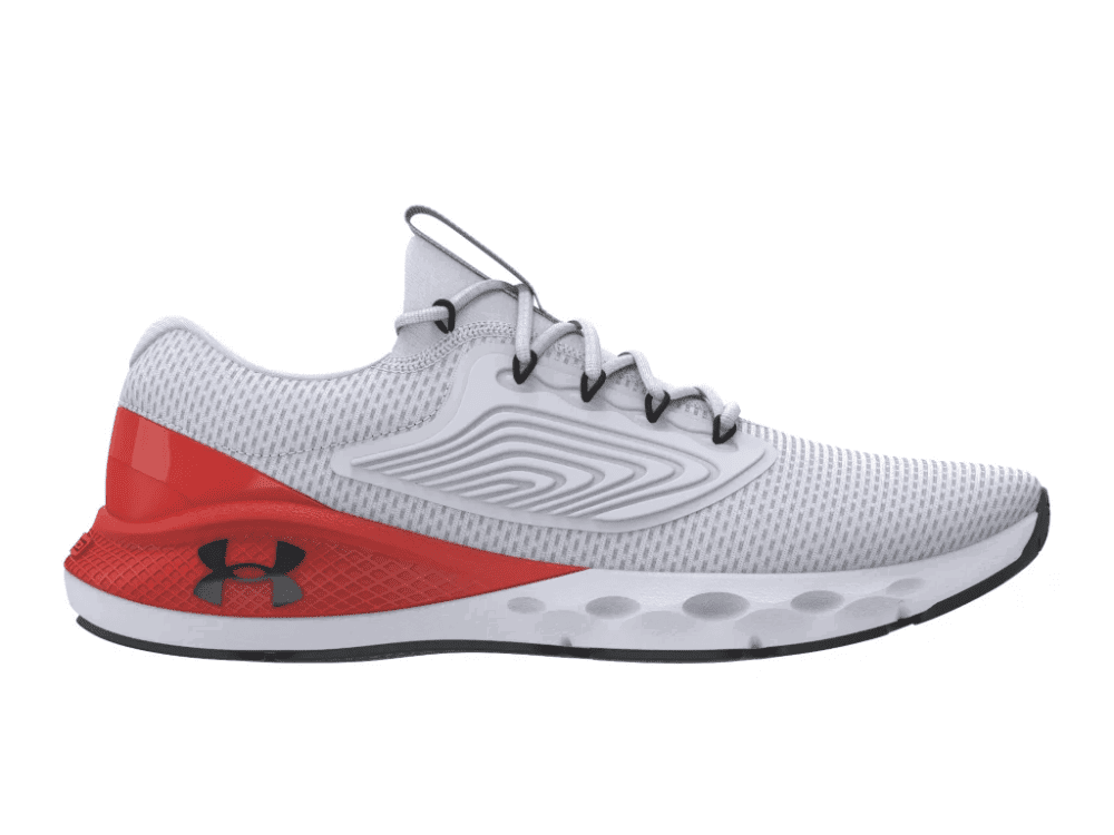 Under Armour Charged Vantage 2 Running Shoes - Gray/Red, 8.5