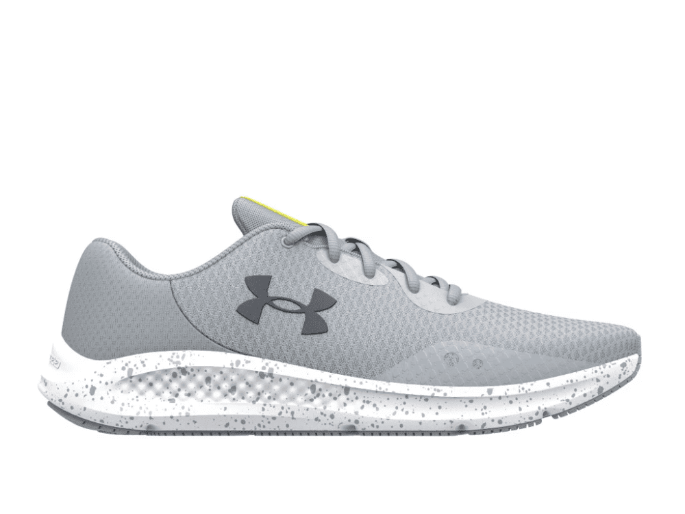 Under Armour Charged Pursuit 3 Running Shoes - White/Gray, 7