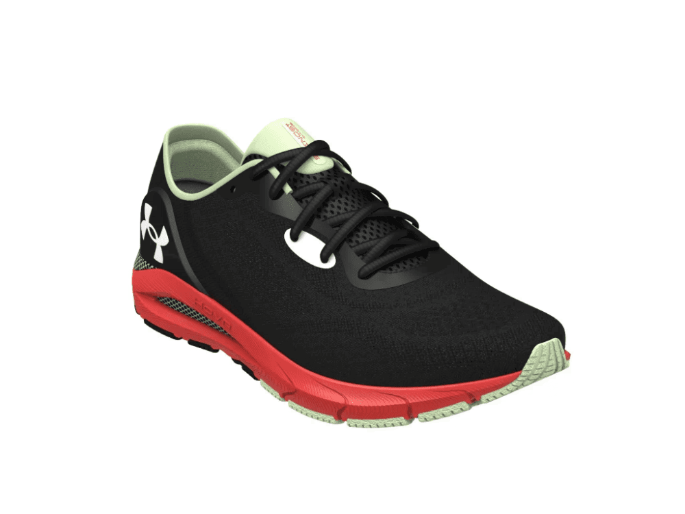 Under Armour HOVR Sonic 5 Running Shoes - Black/Red, 7