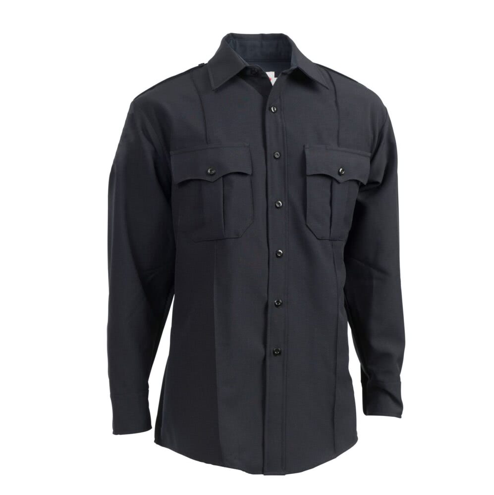 Elbeco TexTrop2 Long Sleeve Shirt - Navy, 14 x 33