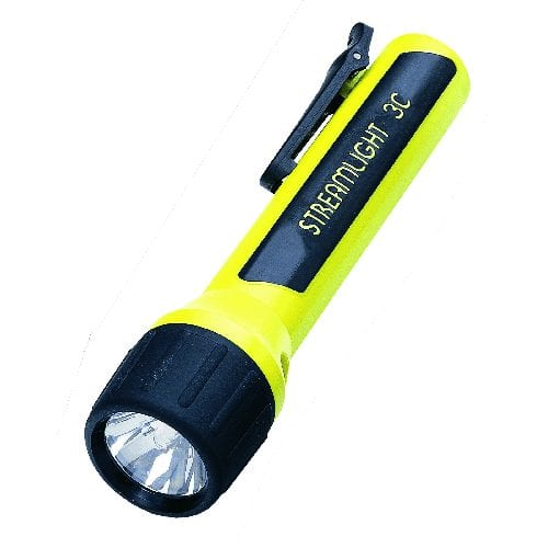 Streamlight Propolymer 3C Flashlight - 3C LED with Blue LEDs - Yellow 33212 - Tactical & Duty Gear