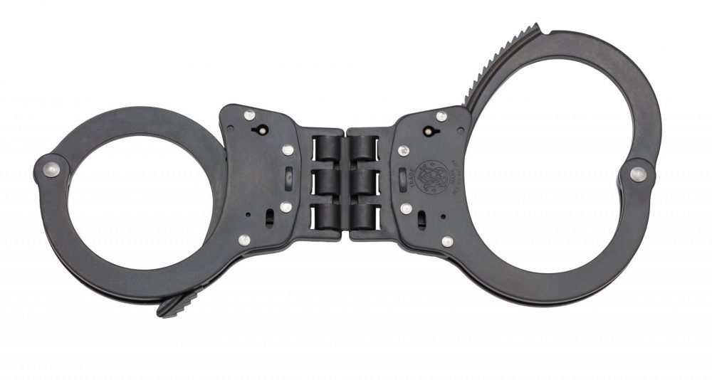 Smith & Wesson Model 300 Hinged Handcuffs - Blue or Nickel - Tactical & Duty Gear