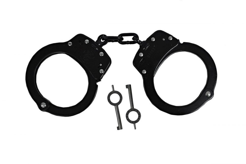 Smith & Wesson Model 100 Chain-Linked Handcuffs - Melonite