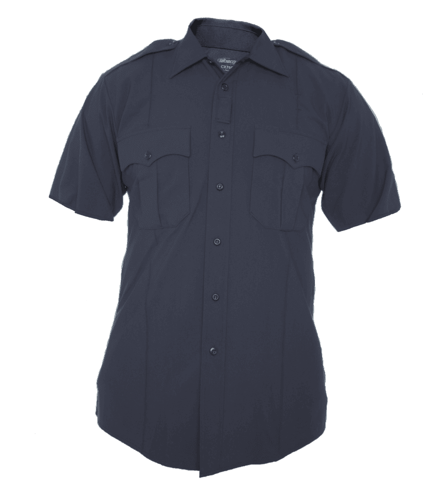 Elbeco CX360 Short Sleeve Shirt - Mens - Midnight Navy - Clothing & Accessories
