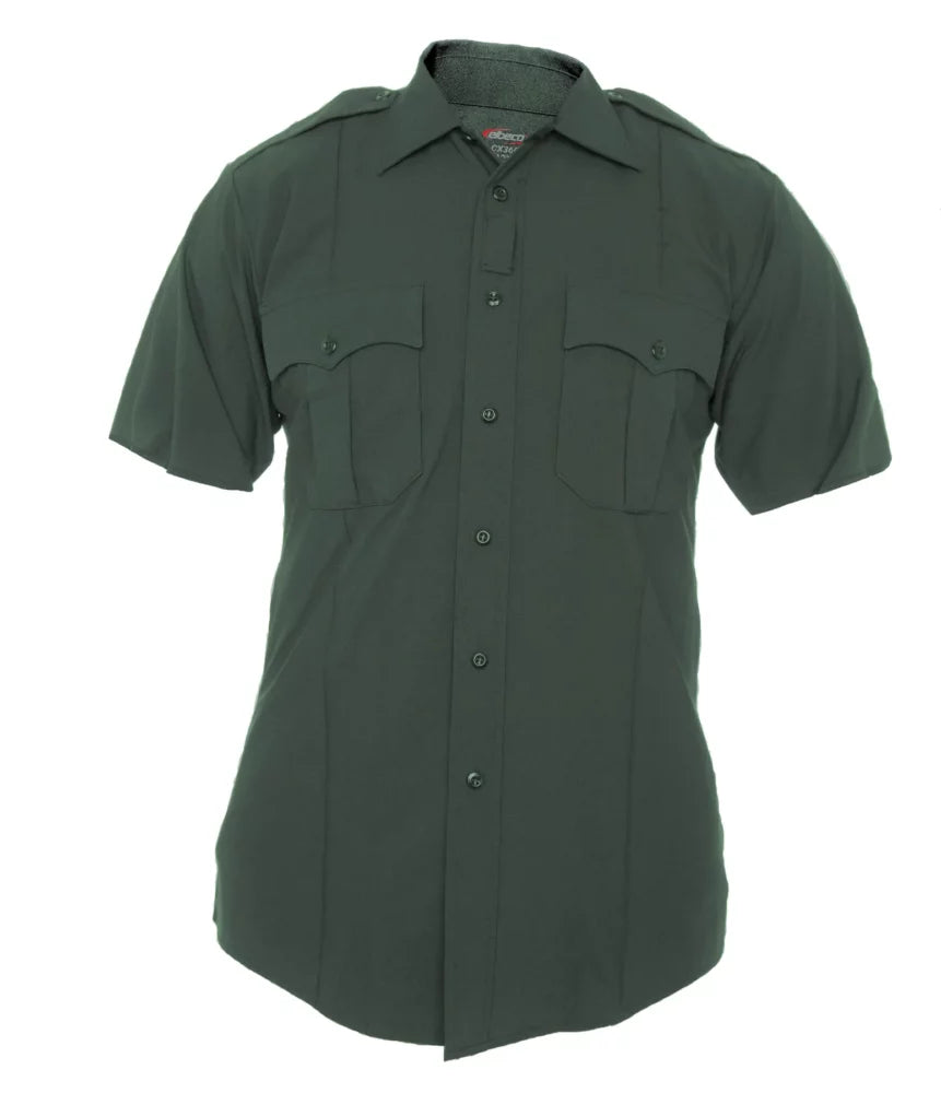 Elbeco CX360™ Women's Short Sleeve Shirt - Spruce Green 3557LC - Clothing & Accessories