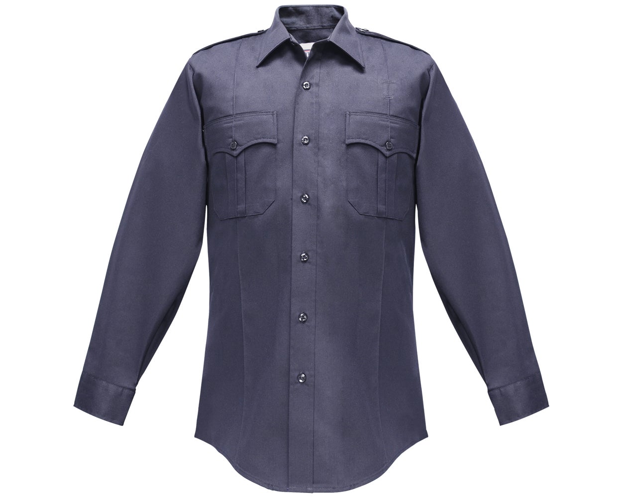 Flying Cross Duro Poplin Poly/Cotton Men's Long Sleeve Uniform Shirt with Sewn-In Creases 35W54 - Clothing &amp; Accessories
