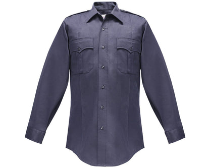 Flying Cross Duro Poplin Poly/Cotton Men's Long Sleeve Uniform Shirt with Sewn-In Creases 35W54 - Clothing &amp; Accessories