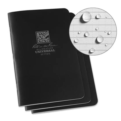 Rite in the Rain 3.25" x 4.625" Stapled Waterproof Notebooks 3-Pack - Newest Products