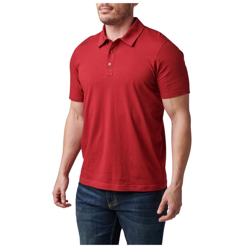 5.11 Tactical Archer Short Sleeve Polo - Red 41241 - Newest Products