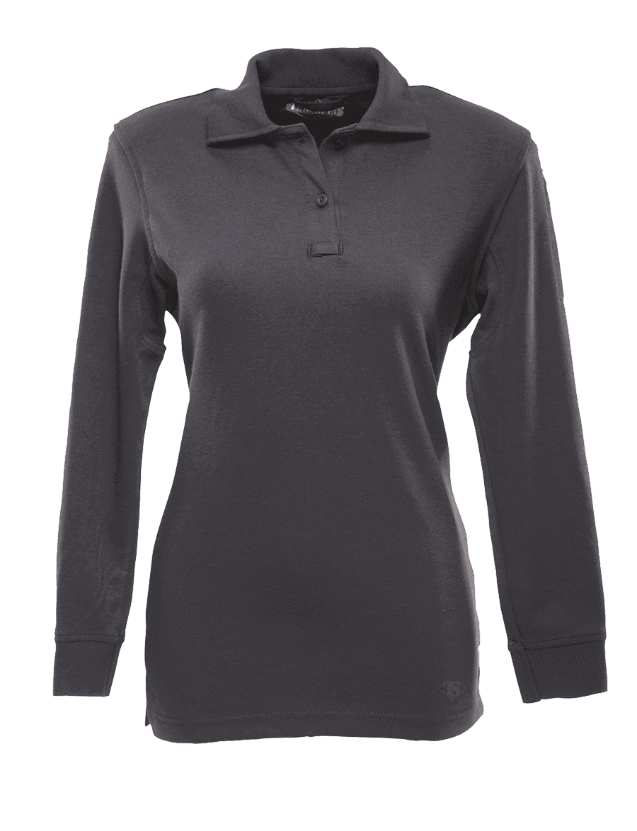TRU-SPEC Women's Long Sleeve Original Polo - Heather Gray, XL