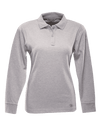 TRU-SPEC Women's Long Sleeve Original Polo - Heather Gray, XL
