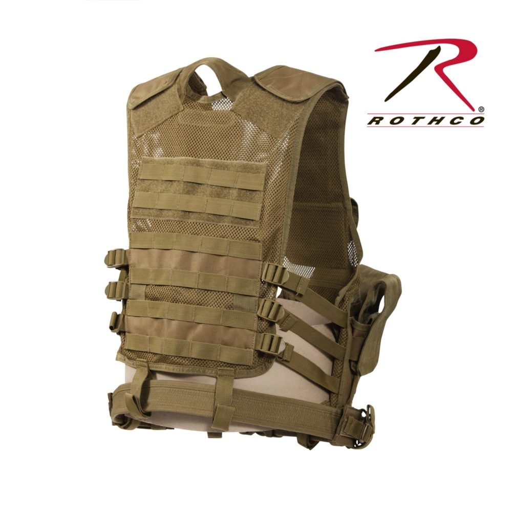 Rothco Cross-Draw MOLLE Olive Drab Tactical Vest 4591 - Tactical Vests