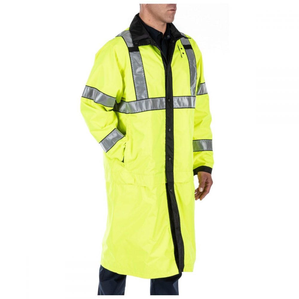 5.11 Tactical Multi-Length Short/Long Reversible Hi-Vis Raincoat 48125 - Clothing &amp; Accessories