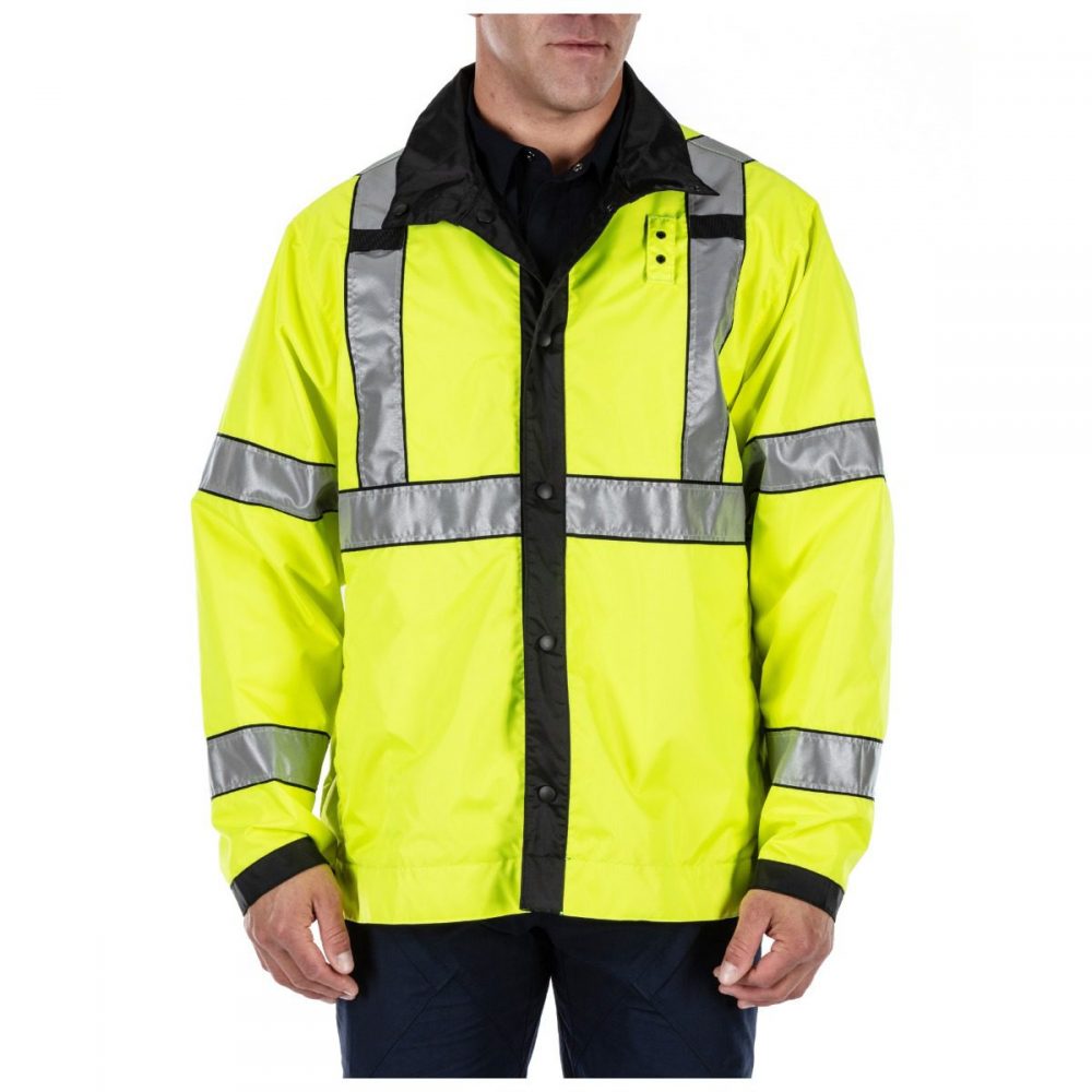 5.11 Tactical Multi-Length Short/Long Reversible Hi-Vis Raincoat 48125 - Clothing &amp; Accessories
