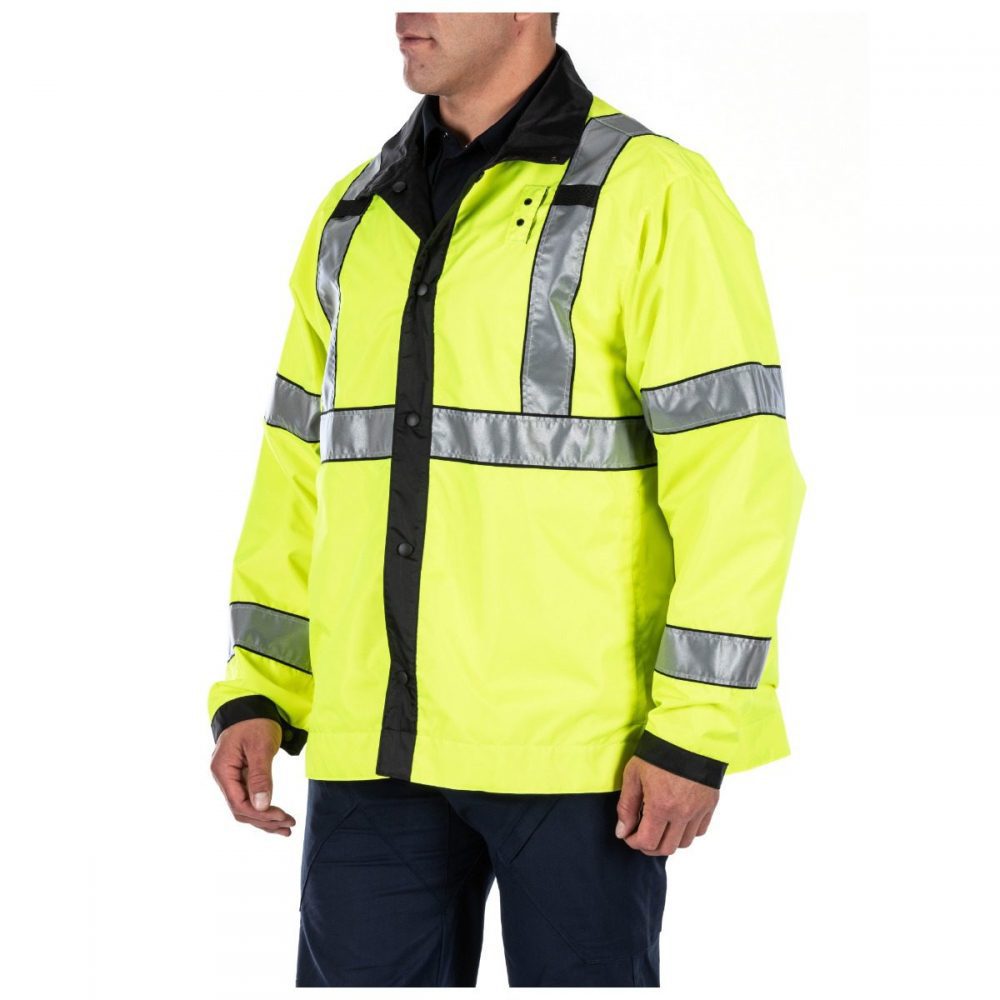 5.11 Tactical Multi-Length Short/Long Reversible Hi-Vis Raincoat 48125 - Clothing &amp; Accessories