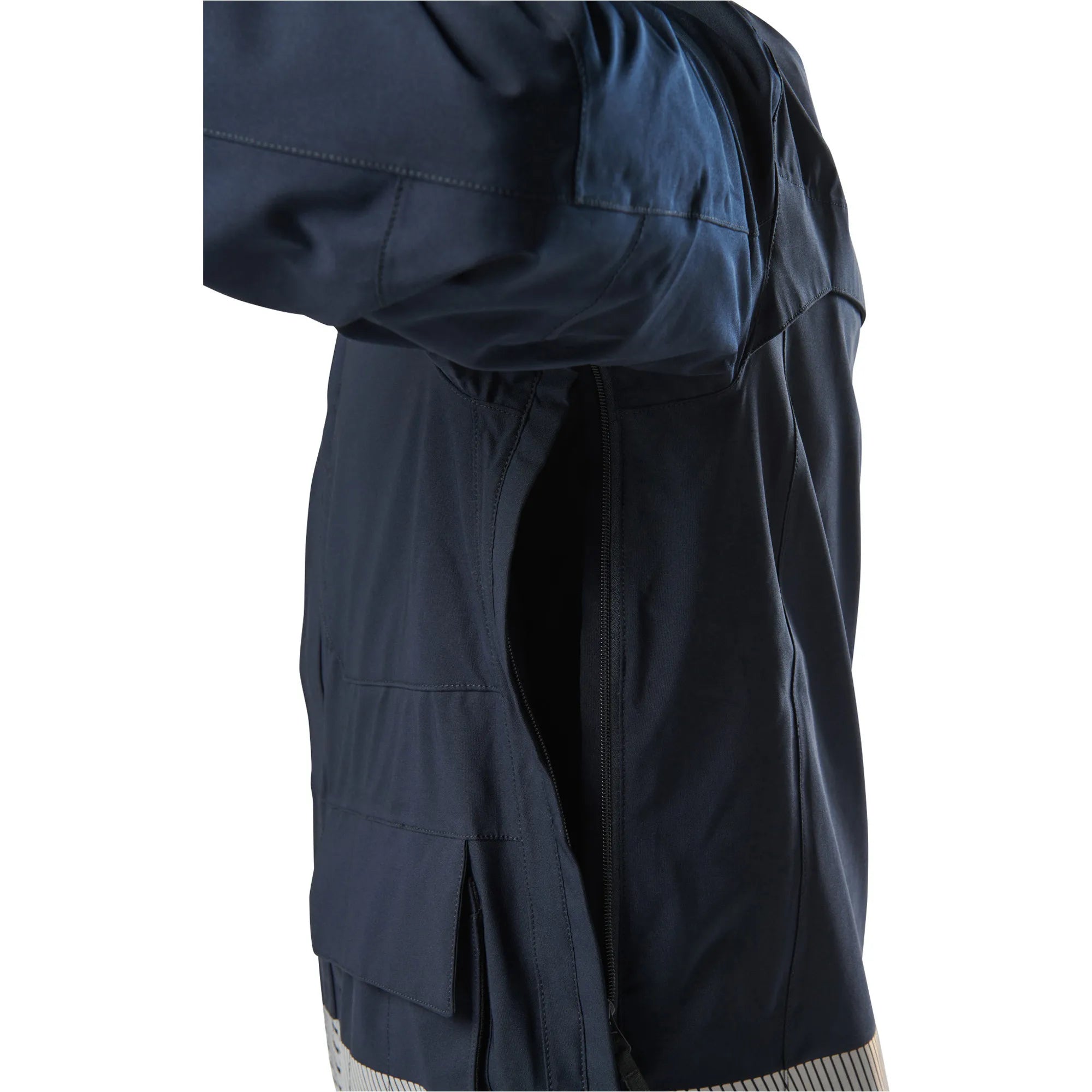 5.11 Tactical Responder Parka 2.0 showing zippered side and durable fabric, perfect for first responders in harsh weather.