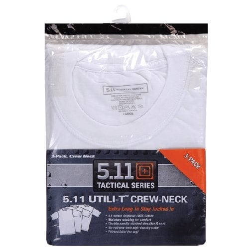 5.11 Tactical Utili-T Crew T-Shirt 3-Pack 40016 - White, 2XL