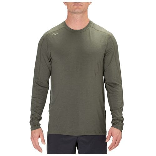 5.11 Tactical Range Ready Merino Wool Long Sleeve Shirt 40164 - Ranger Green, 2X-Large