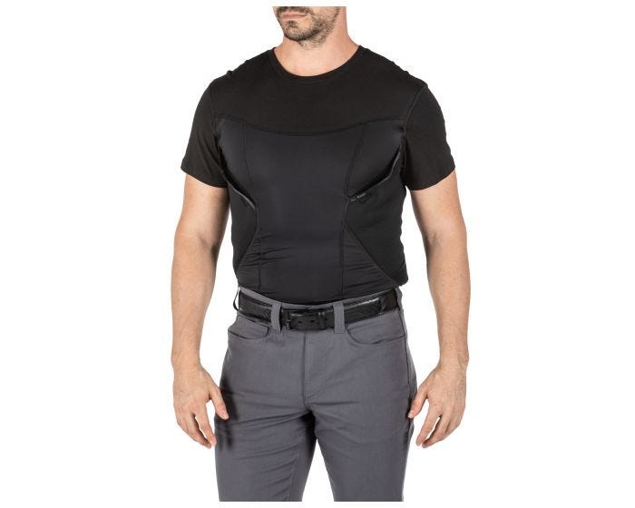 5.11 Tactical Cams Short Sleeve Baselayer 41222 - Black, 2XL