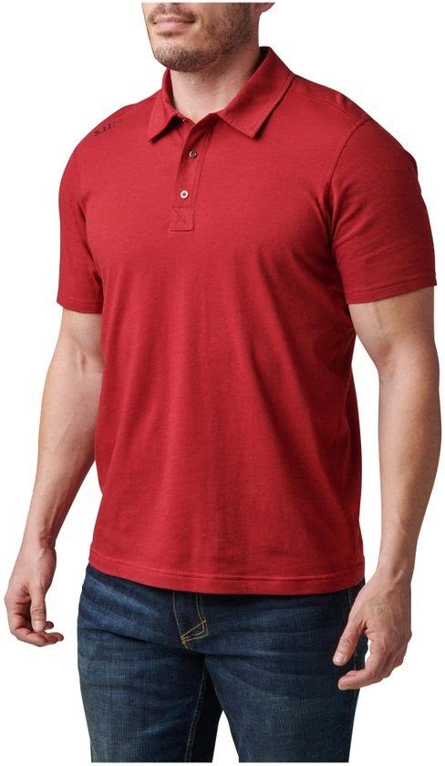 5.11 Tactical Archer Short Sleeve Polo - Red 41241 - Newest Products