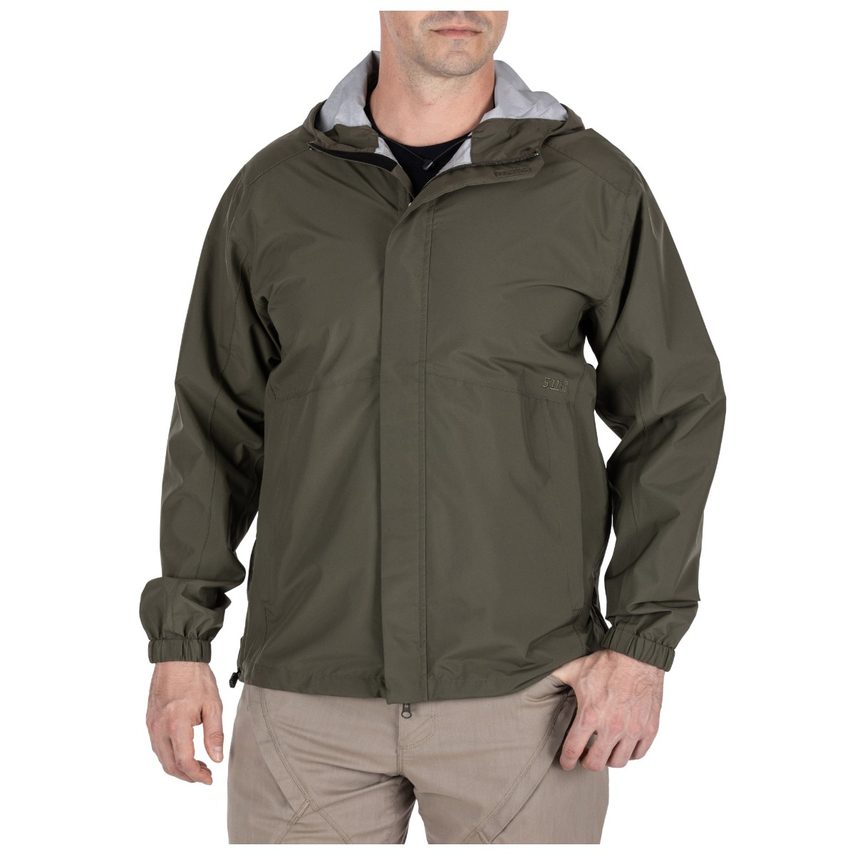 5.11 Tactical Duty Rain Shell Jacket 48353 - Ranger Green, 2XL