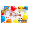 Happy Birthday Gift Card $5-$500 - Gift Cards