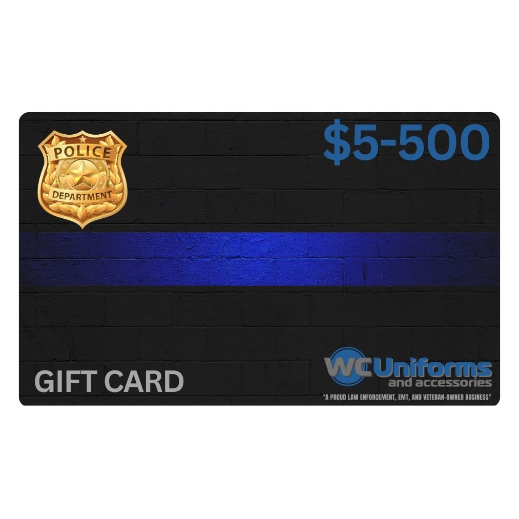 Police Department Thin Blue Line Gift Card $5-$500 - Gift Cards