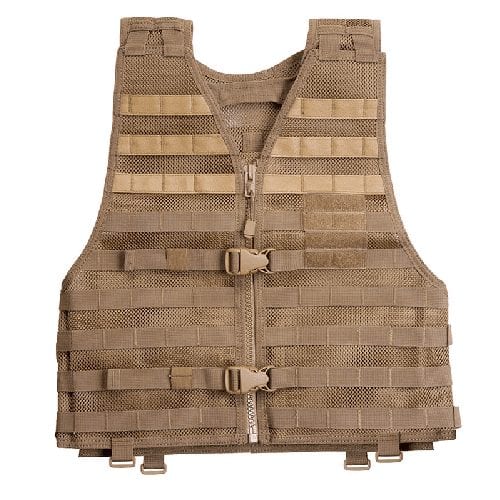 5.11 Tactical VTAC LBE Tactical Molle Vest 58631 - Flat Dark Earth, 2XL