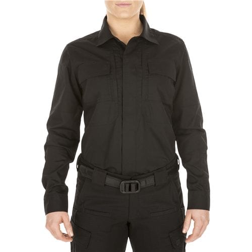 5.11 Tactical Women's Taclite TDU Shirt 62016 - Black, L