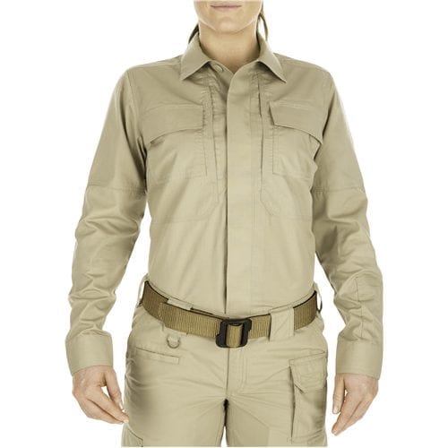 5.11 Tactical Women's Taclite TDU Shirt 62016 - TDU Khaki, L