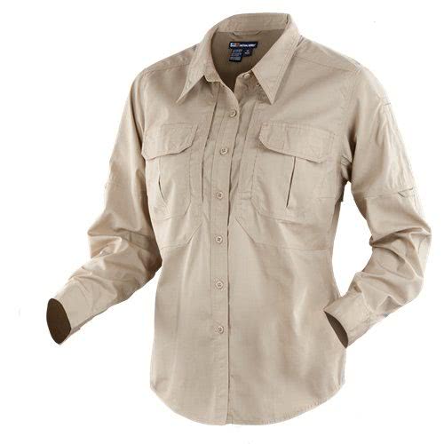 5.11 Tactical Women's Taclite Pro Long Sleeve Shirt 62070 - TDU Khaki, XS