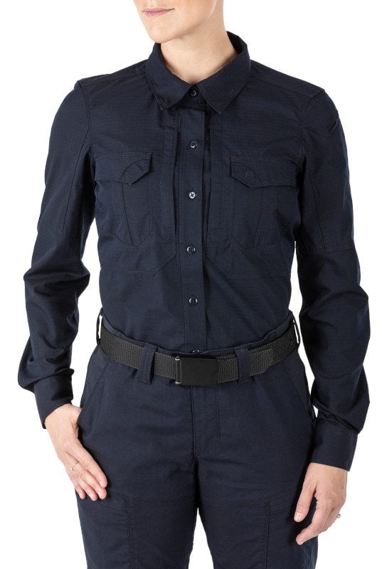 5.11 Tactical Women's 5.11 Stryke Long Sleeve Shirt 62404 - Dark Navy, L