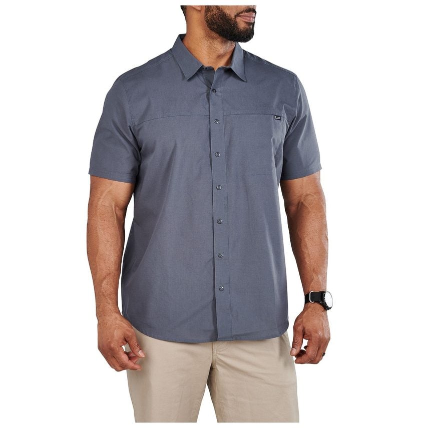 5.11 Tactical Wyatt Short Sleeve Shirt 71203 - Turbulence, 2XL