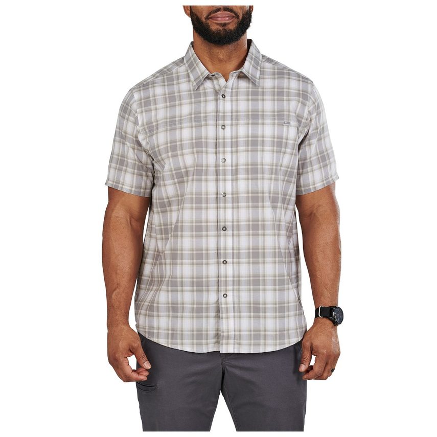 5.11 Tactical Wyatt Short Sleeve Plaid Shirt 71204 - Clothing & Accessories