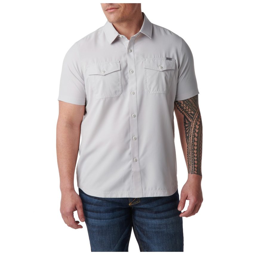 5.11 Tactical Marksman Short Sleeve Shirt UPF 50+ 71208 - Cinder, 2XL