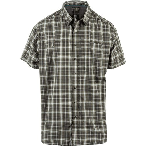 5.11 Tactical Hunter Plaid Short Sleeve Shirt 71374 - Flint, L