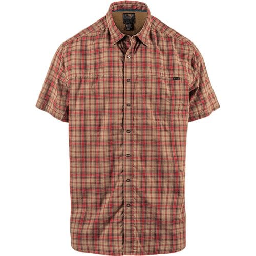 5.11 Tactical Hunter Plaid Short Sleeve Shirt 71374 - Engine Red, 2XL