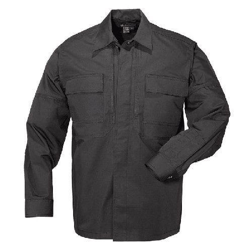 5.11 Tactical Ripstop TDU Shirt 72002 - Black, 2X-Large
