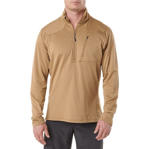 5.11 Tactical Recon Half-Zip Fleece 72045 - Coyote, 2XL
