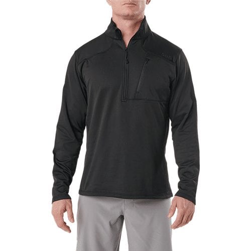 5.11 Tactical Recon Half-Zip Fleece 72045 - True Black, 2XL