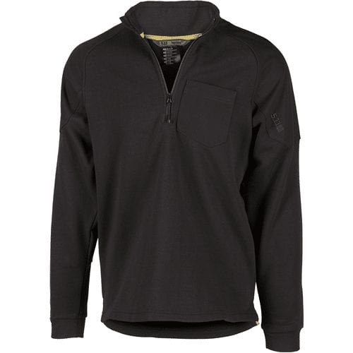 5.11 Tactical Radar Fleece 1/2 Zip 72102 - Black, 2X-Large