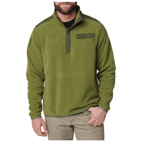 5.11 Tactical Apollo Tech Fleece Tech Shirt 72124 - Fatigue, 3X-Large