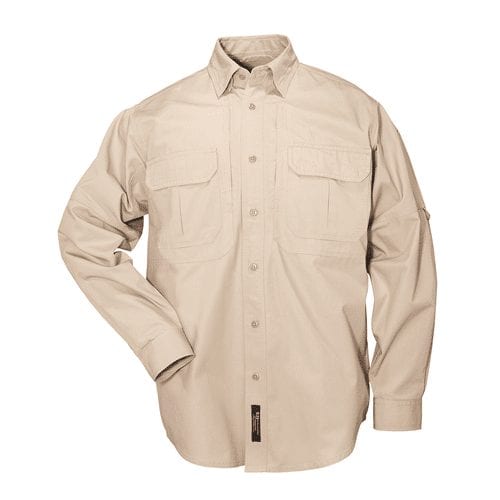 5.11 Tactical Tactical Long Sleeve Shirt 72157 - Khaki, 2XL