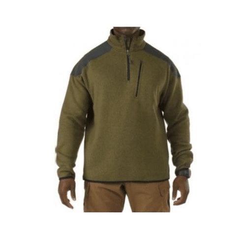 5.11 Tactical Tactical 1/4 Zip Sweater 72405 - Field Green, 2X-Large