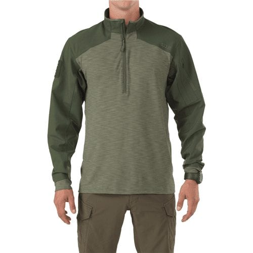 5.11 Tactical Rapid Response 1/4 Zip 72415 - TDU Green, 2XL