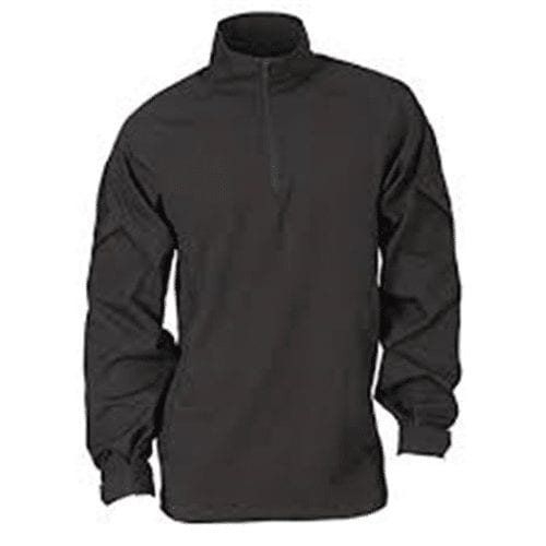 5.11 Tactical Rapid Response 1/4 Zip 72415 - True Black, 2XL