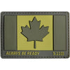 5.11 Tactical Canada Flag Patch 81209 - Tank Green