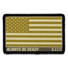 5.11 Tactical USA Flag Woven Patch 81292 - Coyote